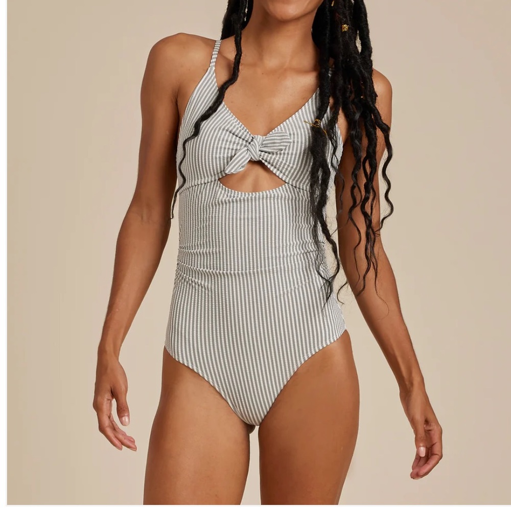 Rylee + Cru Keyhole One Piece Bathing Suit (New with tags!)